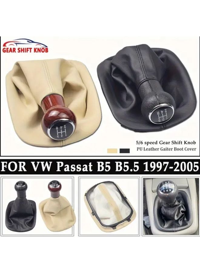 غطاء الغبار لمقبض ناقل الحركة السرعة R6 البيج لفولكس فاجن باسات B5 B5 5 1997 2005 - Image 5